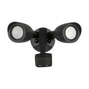 LED SECURITY LIGHT DUAL HEAD MOTION SENSOR INCLUDED BRONZE FINISH 3000K Replacement