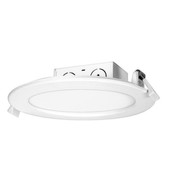 11.6 WATT LED DIRECT WIRE DOWNLIGHT EDGE-LIT 5-6 INCH 3000K 120 VOLT DIMMABLE