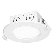 8.5 WATT LED DIRECT WIRE DOWNLIGHT EDGE-LIT 4 INCH 3000K 120 VOLT DIMMABLE