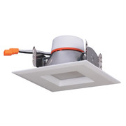 7 WATT LED DOWNLIGHT RETROFIT 4 INCH SQUARE SHAPE 4000K 120 VOLT WHITE FINISH