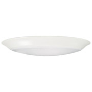 10 INCH LED DISK LIGHT 5000K 6 UNIT CONTRACTOR PACK WHITE FINISH