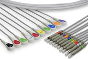 WELCH ALLYN COMPATIBLE EKG LEAD SET SNAP ENDING Replacement