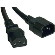 TRIPP LITE 4' 18AWG AC POWER CORD PLUG TYPE IEC-320-C14 MALE TO IEC-320-C13 FEMALE