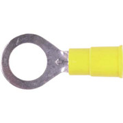 3M VINYL INSULATED RING TERMINAL WITH BUTTED SEAM FOR WIRE SIZES 12-10 AND 38 INCH STUD 50 PER PACK KAGE COLOR YELLOW