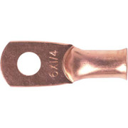 HAINES PRODUCTS ONE HOLE COPPER LUG WIRE GAUGE 6 STUD SIZE 14 INCH USED FOR GROUNDING 10 PACK