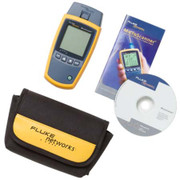 FLUKE NETWORKS MICROSCANNER 2 CABLE VERIFIER TESTS ALL COMMON CABLE TYPES INCLUDING RJ11 RJ45 COAX W WITH NO NEED FOR ADAPTERS