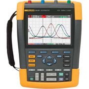 FLUKE 190-202AMS COLOR SCOPEMETER 200 MHZ 2 CHANNELS PLUS DMMEXTINPUT WITH SCC-290 KIT INCLUDED