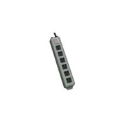 TRIPP LITE 6-OUTLET INDUSTRIAL POWER STRIP WITH 15 FOOT CORD INCLUDES LOCKING SWITCH COVER