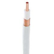 ANDREW AVA7W-50A 1 58 INCH FOAM CABLE WHITE JACKET 50 OHM ANNULAR CORRUGATED COPPER OUTER CONDUCTOR R 20 INCH BEND RADIUS
