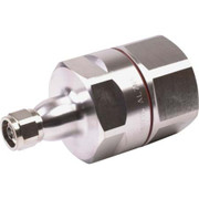 ANDREW N MALE POSITIVE STOP CONNECTOR FOR AVA7 VXL7 AL7 LDF7 1-58 INCH CABLE TRIMETAL PLATED BODY Y CAPTIVATED SILVER CENTER PIN