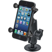 RAM MOUNTS FLEX ADHESIVE MOUNT WITH UNIVERSAL X-GRIP CELL PHONE HOLDER RETAIL PACKAGED HOLDER DIMENS SIONS 0875 INCHW X 325 INCHH X 0875 INCHL