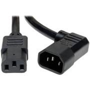 TRIPP LITE 6' AC POWER CORD C13 TO C14 RIGHT ANGLE 3X14AWG