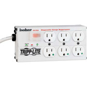 TRIPP LITE 6 OUTLET AC LINE FILTER PROVIDES SPIKE PROTECTION SURGE PROTECTION DIAGNOSTIC INDICATOR R ALERT WITH 15' CORD 125 VAC