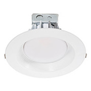 8 INCH LED COMMERCIAL RETROFIT DOWNLIGHT 120-277V 30W 5000 DIMMABLE WHITE BAFFLE TRIM