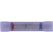 HAINES PRODUCTS NYLON INSULATED STEP DOWN BUTT CONNECTOR 16-14 TO 22-18 GAUGE WIRE SMALLER END IS BA ANDED WITH THE COLOR OF THE SMALLER OR SINGLE CONN