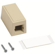 COMMSCOPE M101 TYPE SURFACE MOUNT BOX SINGLE PORT IVORY FOR USE WITH M-SERIES MODULAR INFORMATION OU UTLETS