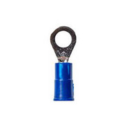3M VINYL INSULATED RING TERMINAL WITH BUTTED SEAM FOR 16-14 GAUGE WIRE SIZE AND 14 INCH STUD OR SCR REW SIZE 25 PER PK
