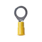 3M VINYL INSULATED RING TERMINAL FOR WIRE SIZES 12-10 GA AND 38 INCH STUD OR SCREW BUTTED SEAM 25 PER PACK