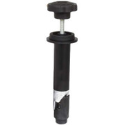 RAM MOUNTS UPPER TELE-POLE 4 INCH MALE POLE CONTAINS A SWING ARM CONNECTION POINT THAT ATTACHES TO A ANY DOUBLE SWING ARM SYSTEM W/ 15 INCH SOCKET 1328
