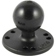 RAM MOUNTS 25 INCH ROUND BASE WITH 031-18 FEMALE THREAD 15 INCH BALL AMPS HOLE PATTERN