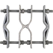 DECIBEL MOUNTING CLAMP KIT FITS ROUND MEMBERS UP TO 5 INCH OD ANGLE MEMBERS APPROX 4-12 INCH ON A S SIDE SET OF 2 Replacement