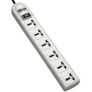 TRIPP LITE PROTECT IT 230V 6-UNIVERSAL OUTLET SURGE PROTECTOR 18M CORD GERMANFRENCH PLUG 750 JOULE ES