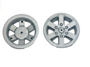 FRONT RIMS INNER OUTER SILVER