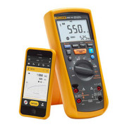 FLUKE 1587 FC INSULATION MULTIMETER INCLUDES REMOTE PROBE TEST LEADS ALLIGATOR CLIPS K-TYPE THERMOCO OUPLE HARD CASE USER DOCUMENTATION