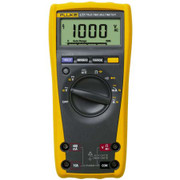 FLUKE 6000 COUNT HANDHELD MULTIMETER ANALOG BARGRAPH AUTOMANUAL RANGING LARGE DISPLAY TAPERED BODY READING AND AUTO HOLD SMOOTHING MODE