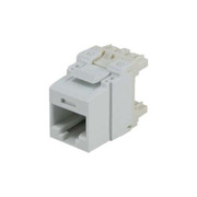 PANDUIT CATEGORY 6 8-POSITION 8-WIRE KEYSTONE PUNCHDOWN JACK MODULE COLOR OFF WHITE