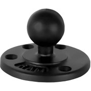 RAM MOUNTS 1 INCH BALL MEDIUM LENGTH DOUBLE SOCKET ARM WITH 33 INCH DIAMETER SUCTION CUP TWIST-LOCK BASE