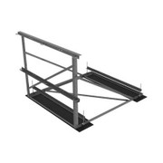 COMMSCOPE 7' NON-PENETRATING ROOF FRAME 3-12 INCH OD PIPES NOT INCLUDED U-BOLTS ALLOW MOUNTING OF 2 2-4 ANTENNAS HOT DIPPED GALVANIZED STEEL