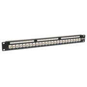 24-PORT CAT65 LOW PROFILE FEED-THRU PATCH PANEL
