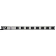 6' 8-OUTLET POWER STRIP W SURGE SUPPRESSION 24 INCHL