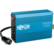 TRIPP LITE 12VDC TO 120VAC INVERTER 375W CONTINUOUS 500W SURGE TWO AC OUTLETS INCLUDES CIGARETTE LIG GHTER PLUG AND BUILT-IN COOLING FAN