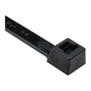 HELLERMANNTYTON HEAVY DUTY CABLE TIE 364 INCH LONG 175 LB TENSILE STRENGTH PA66 BLACK PACK OF 25