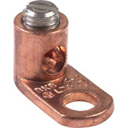 TB MECHANICAL LUG FOR USE WITH 4 STRANDED TO 14 SOLID CABLE SINGLE HOLE FOR 14 INCH BOLT