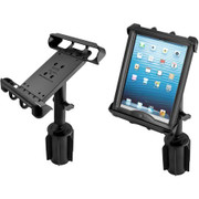 RAM MOUNTS RAM-A-CAN II UNIVERSAL CUP HOLDER MOUNT WITH TAB-TITE UNIVERSAL SPRING LOADED CRADLE FOR 10 INCH TABLETS INCLUDING HEAVY DUTY CASES