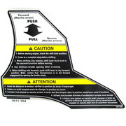 DECAL CAUTION - REVERSE