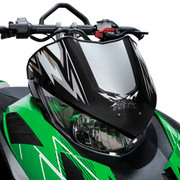 ARCTIC CAT PRIDE LOW FLYSCREEN - BLACK CHROME - 2014-2020 ZR XF M PTA BC Replacement
