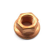 NUT M8 FLANGE COPPER COATED WO12MM