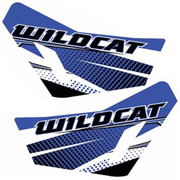 ARCTIC CAT WRAPS ALUMINUM DOOR GRAPHICS - VIPER BLUE BLACK - 2015 WILDCAT X Replacement