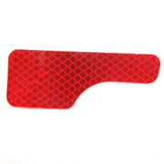 DECAL REFLECTOR REAR RED RH