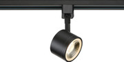 1 LIGHT LED 12W TRACK HEAD ROUND BLACK 36 DEGREE BEAM BLACK CONTEMPORARY