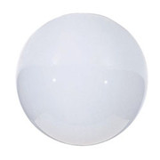 BLOWN GLOSSY OPAL NECKLESS BALL SHADE 10 INCH DIAMETER 3 7/8 INCH OPENING