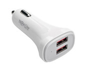 USB CAR CHARGER DUAL-PORT WITH AUTOSENSING 5V 4.8A 24W FAST CHARGER