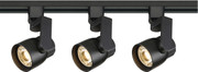 TRACK LIGHTING KIT 12 WATT LED 3000K 36 DEGREE ROUND SHAPE WITH ANGLE ARM BLACK FINISH BLACK CONTEMP PORARY