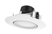 13 WATT LED DIRECTIONAL RETROFIT DOWNLIGHT GIMBALED 5 INCH 6 INCH 4000K 120 VOLTS DIMMABLE