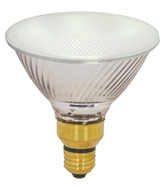 39 WATT HALOGEN PAR38 FROSTED 2000 AVERAGE RATED HOURS 500 LUMENS MEDIUM SKIRTED BASE 130 VOLTS