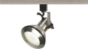 1 LIGHT PAR30 EURO STYLE TRACK HEAD BRUSHED NICKEL TRANSITIONAL